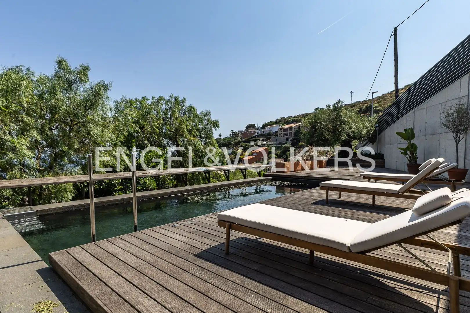 Terraza de Casa o chalet de alquiler en Alella con Aire acondicionado, Calefacción y Jardín privado