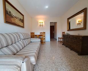 Sala d'estar de Apartament de lloguer en Benalmádena amb Terrassa, Moblat i Piscina comunitària