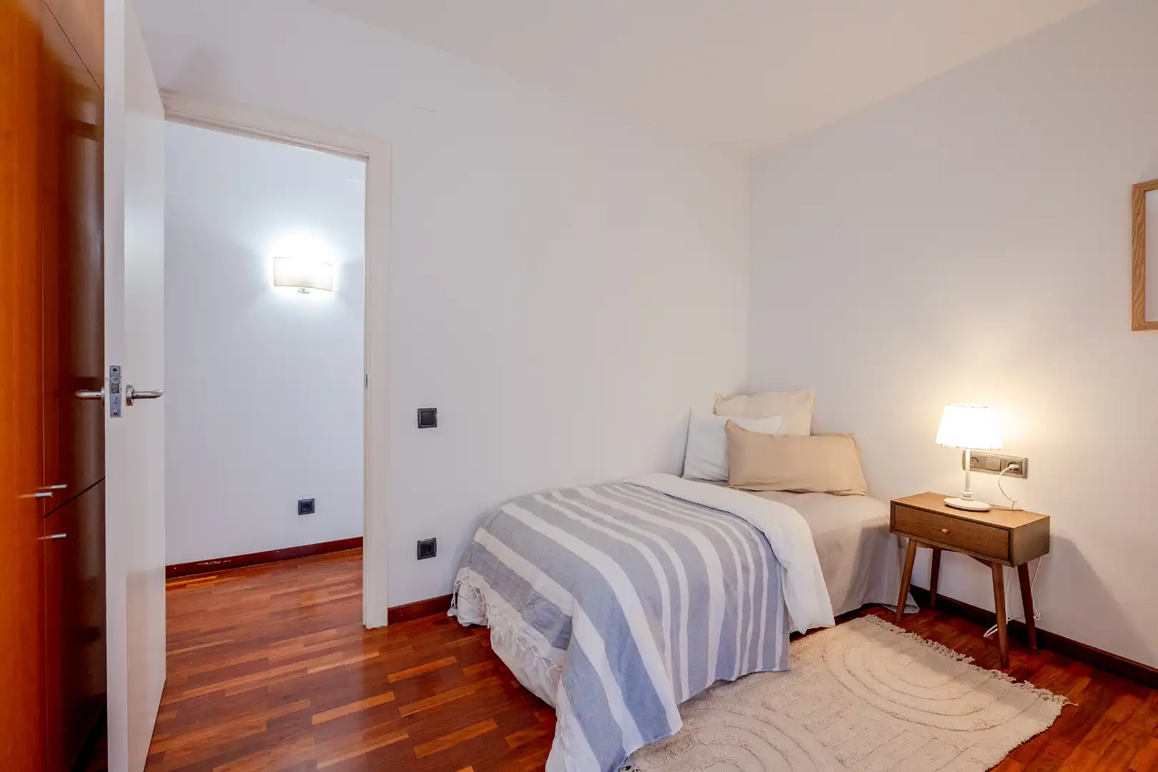 Bedroom of Flat for rent in Sant Andreu de Llavaneres  with Air Conditioner, Heating and Private garden