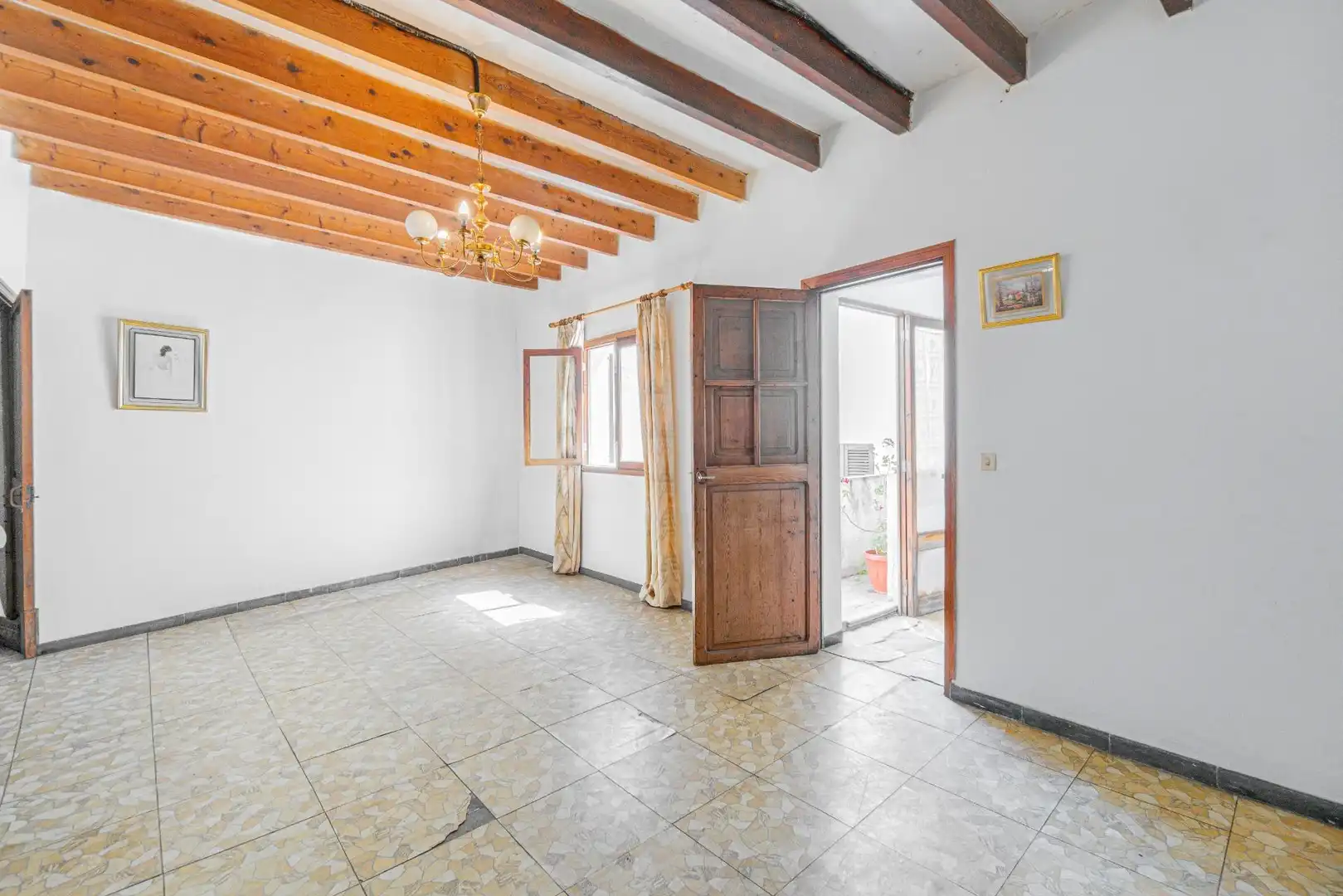 Sala de estar de Casa adosada en venta en Inca con Alarma