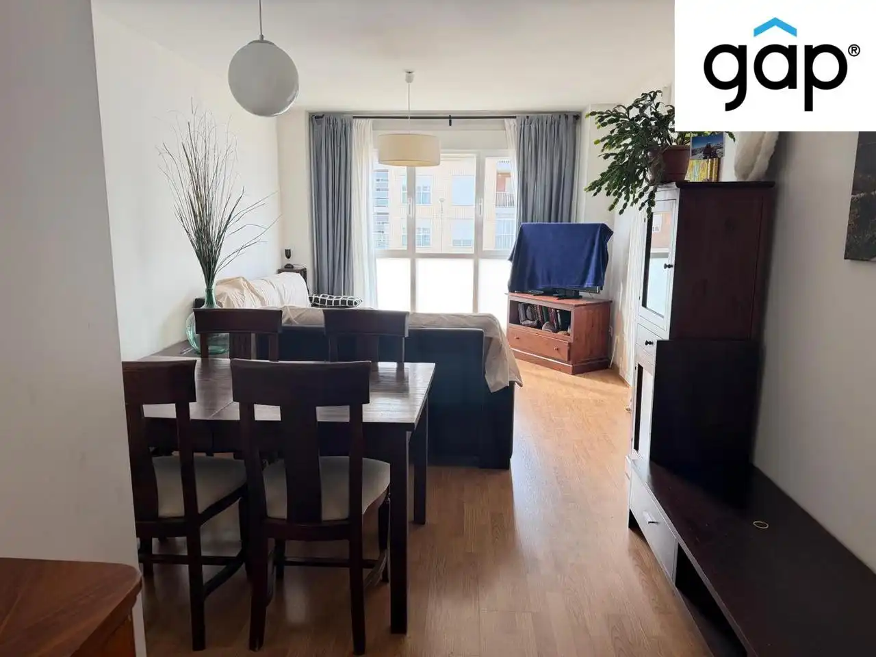 Sala de estar de Piso de alquiler en Cuenca con Terraza y Amueblado