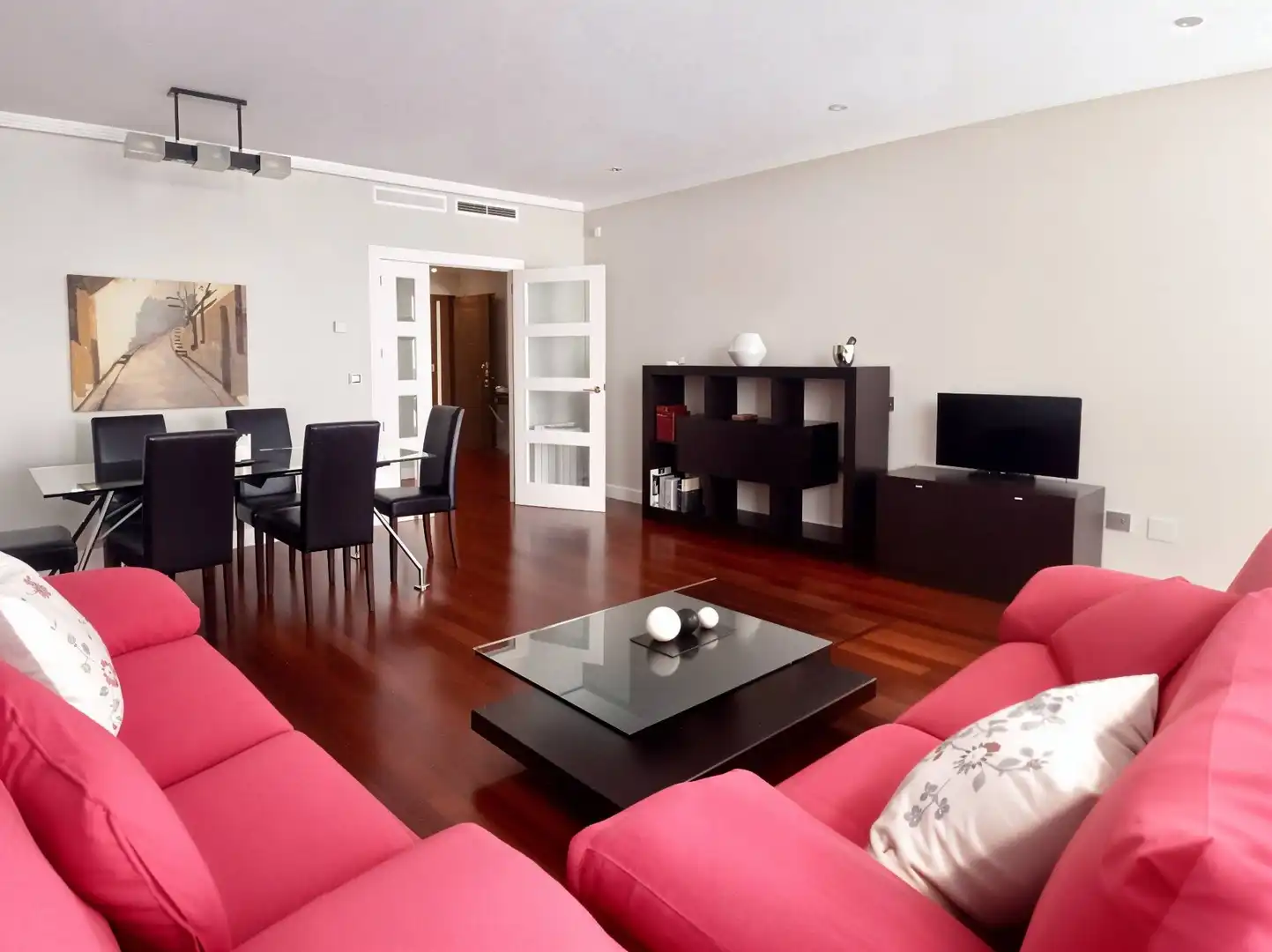 Sala de estar de Piso de alquiler en Cartagena con Aire acondicionado, Calefacción y Parquet