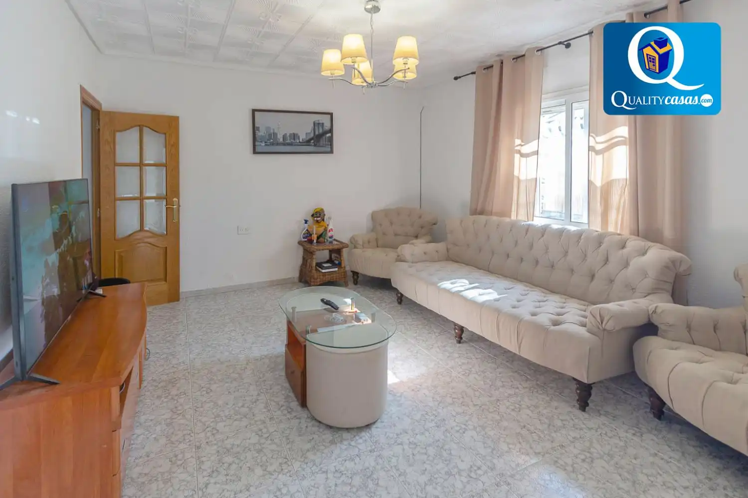 Sala d'estar de Finca rústica en venda en Alicante / Alacant amb Aire condicionat, Calefacció i Terrassa