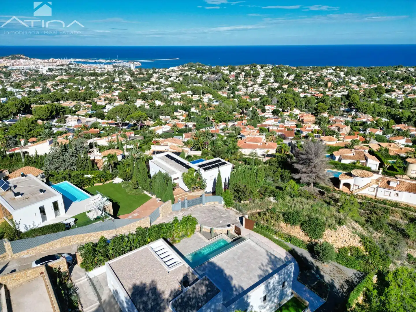Exterior view of Houses for sale in Dénia  with Air Conditioner, Terrace and Storage room