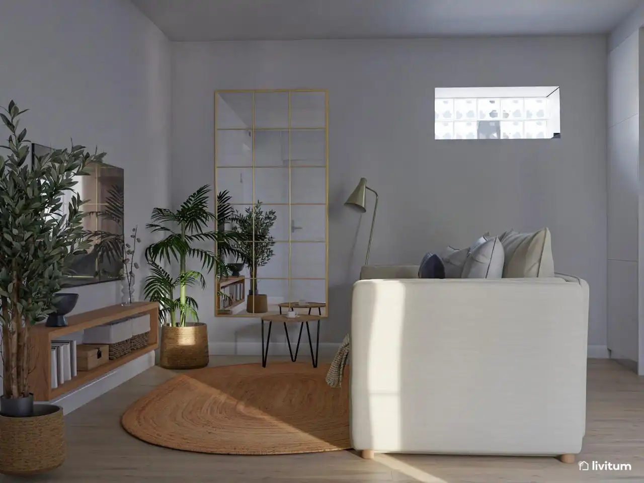 Sala de estar de Piso de alquiler en Cádiz con Aire acondicionado y Amueblado
