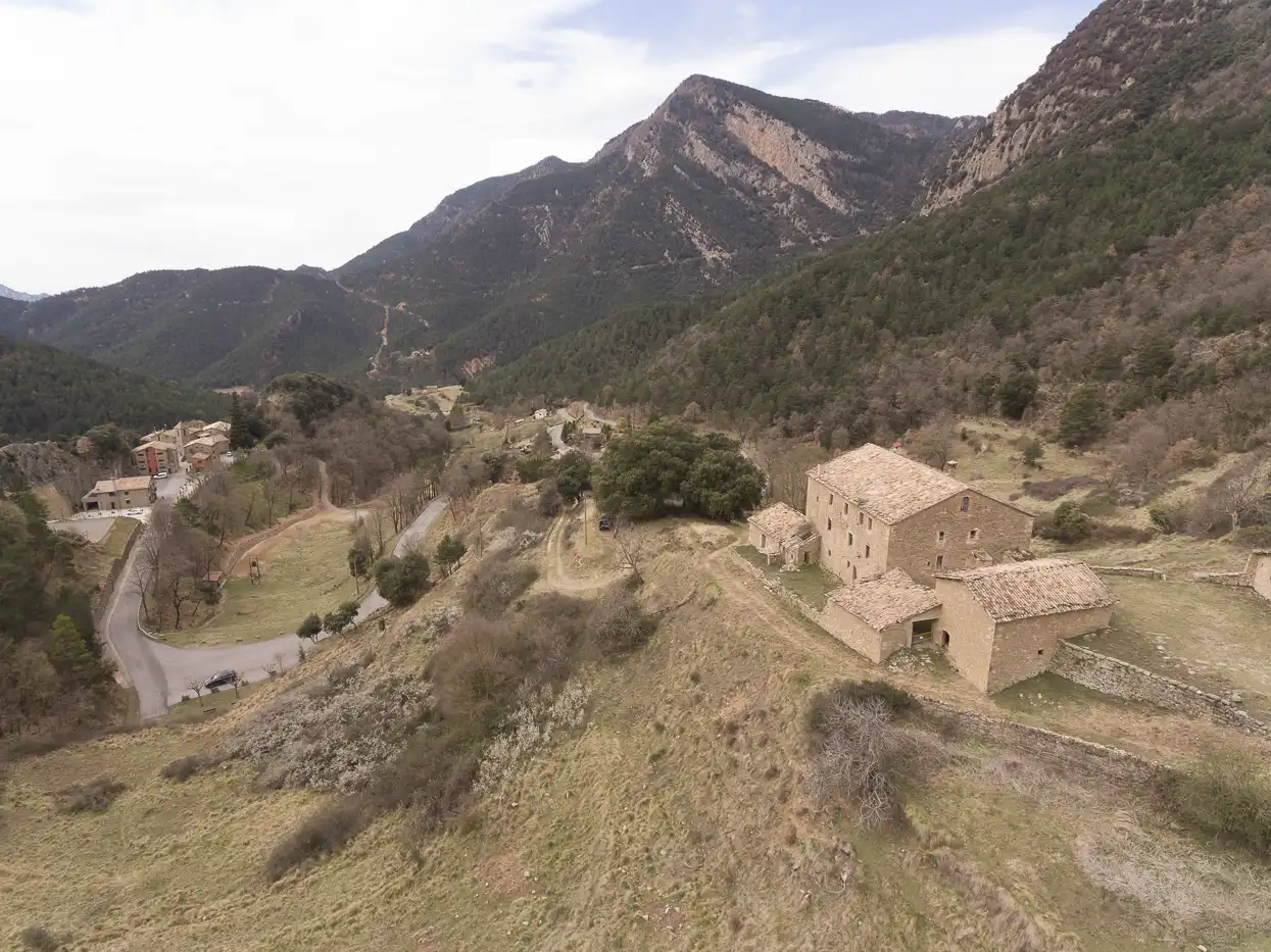 Vista exterior de Finca rústica en venda en Castell de l'Areny