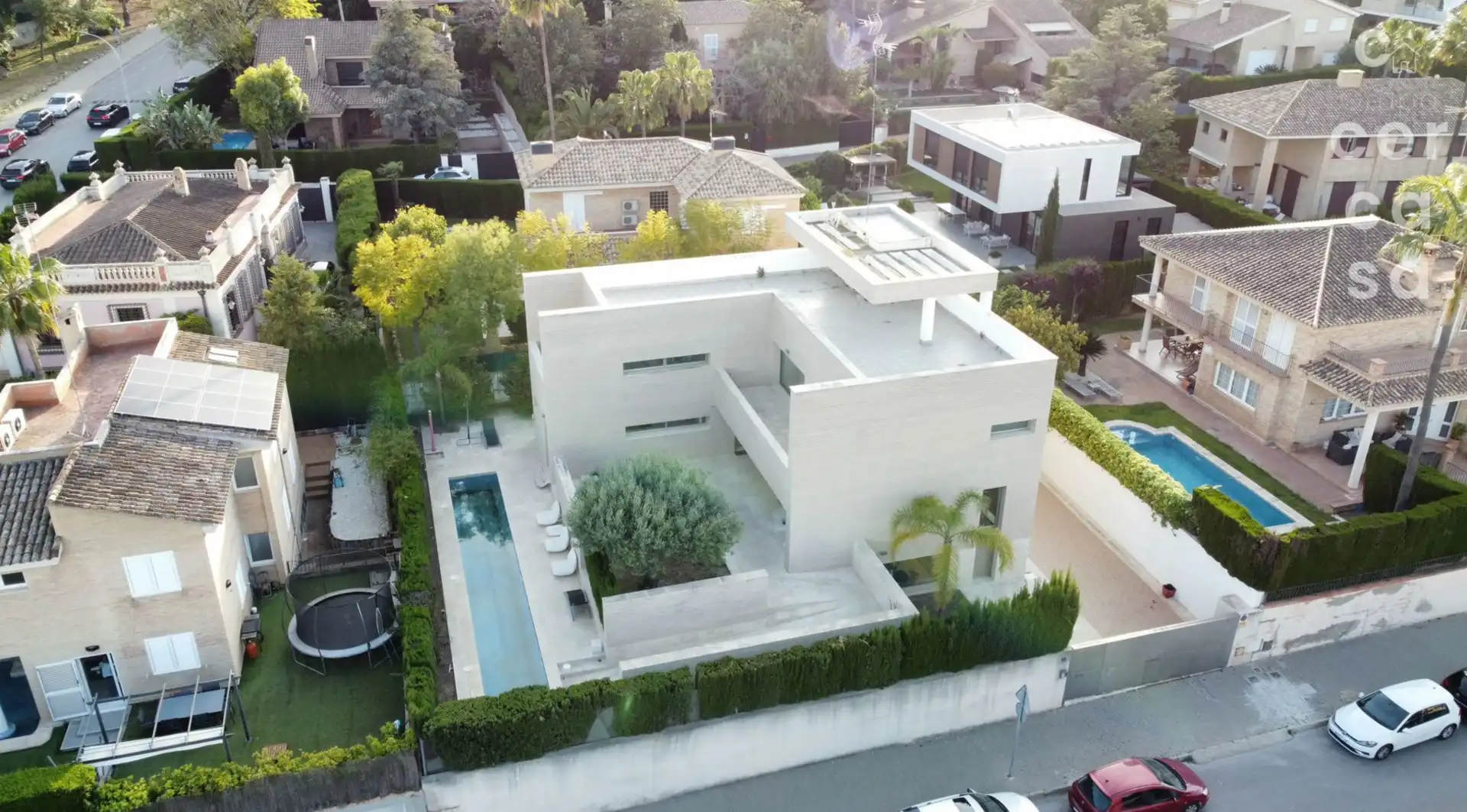 Exterior view of Houses for sale in Godella  with Private garden, Terrace and Swimming Pool