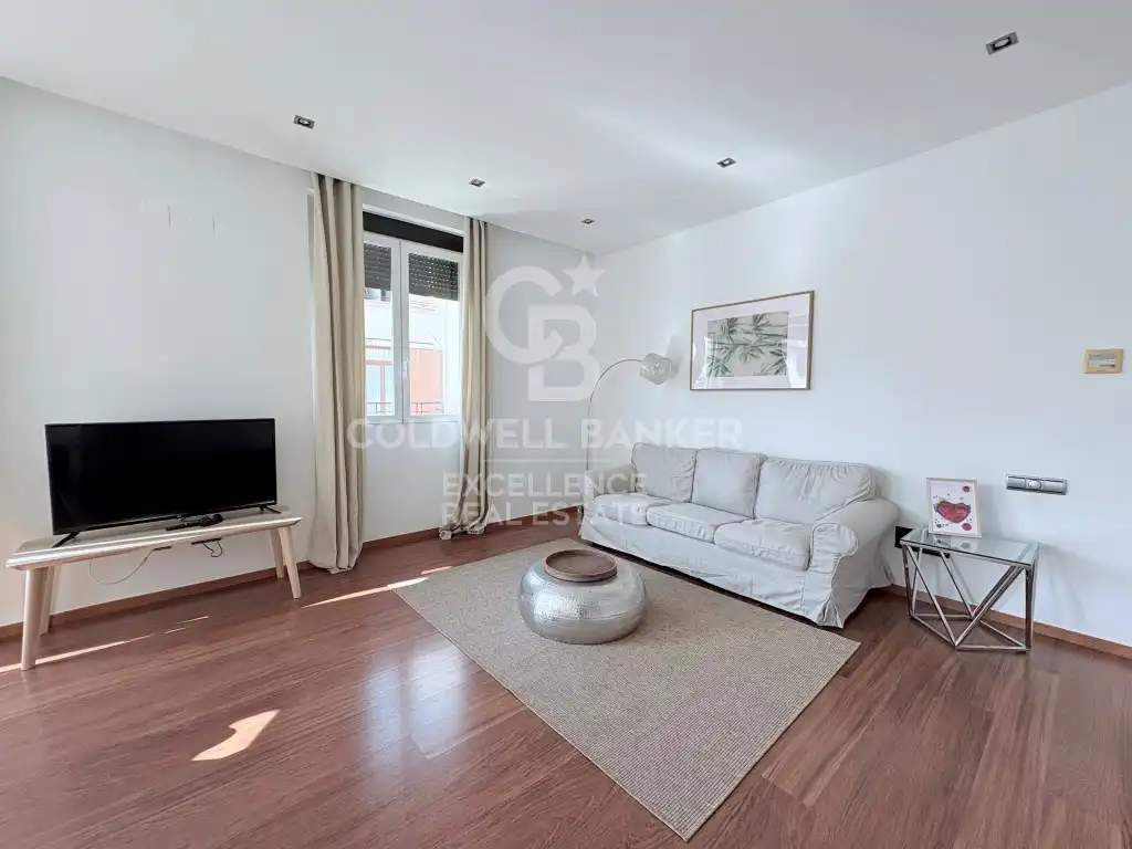 Sala de estar de Piso de alquiler en Valencia con Aire acondicionado, Amueblado y Horno