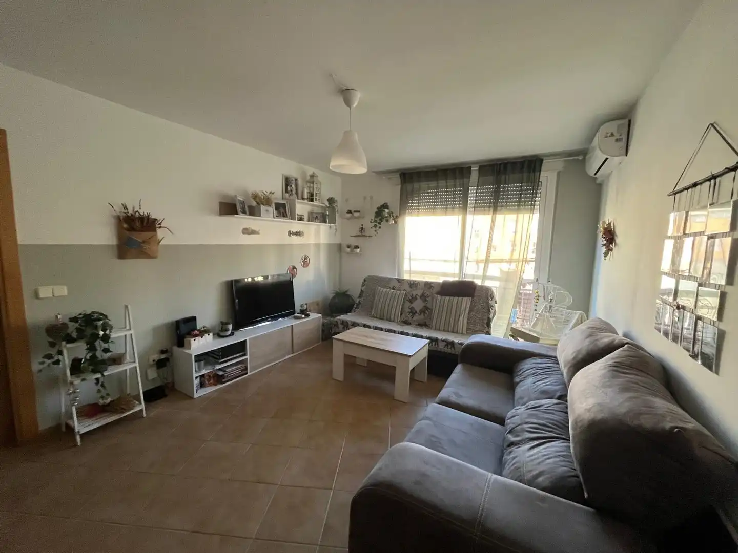 Sala de estar de Piso de alquiler en Piera con Aire acondicionado, Calefacción y Se aceptan mascotas