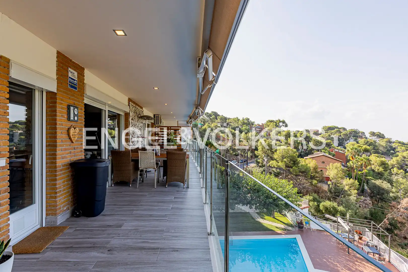 Terrace of Flat for sale in Castelldefels  with Air Conditioner, Heating and Parquet flooring