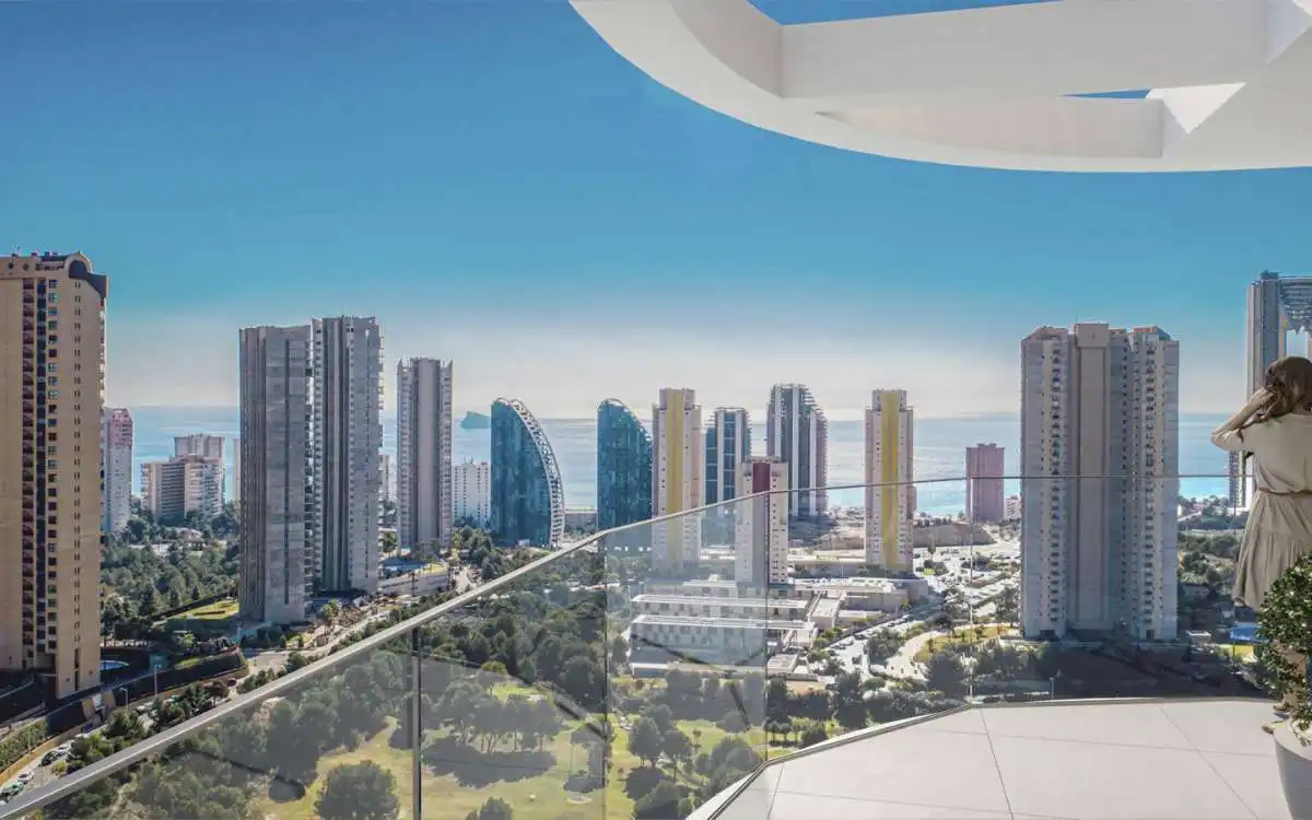 Terrasse von Wohnung zum Verkauf in Benidorm mit Terrasse und Gemeinschaftspool