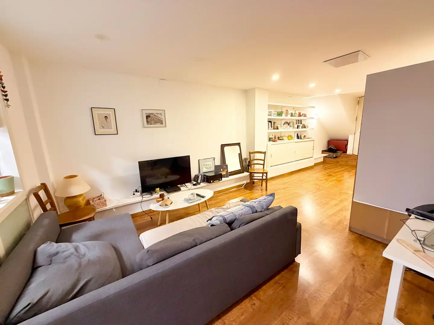 Sala d'estar de Estudi en venda en Barcelona amb Aire condicionat i Calefacció