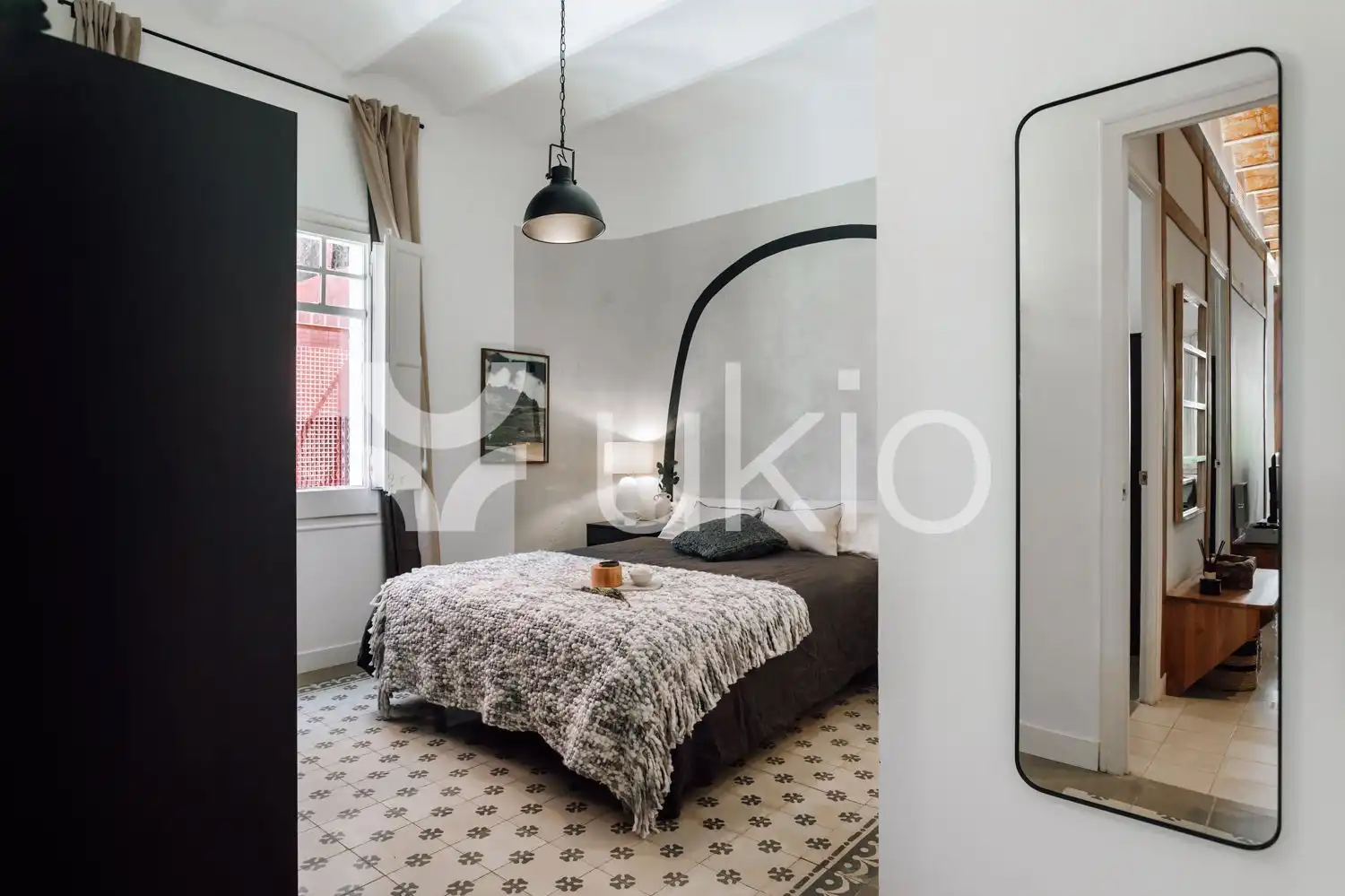 Habitación de Apartamento de alquiler en Barcelona con Aire acondicionado, Amueblado y Horno