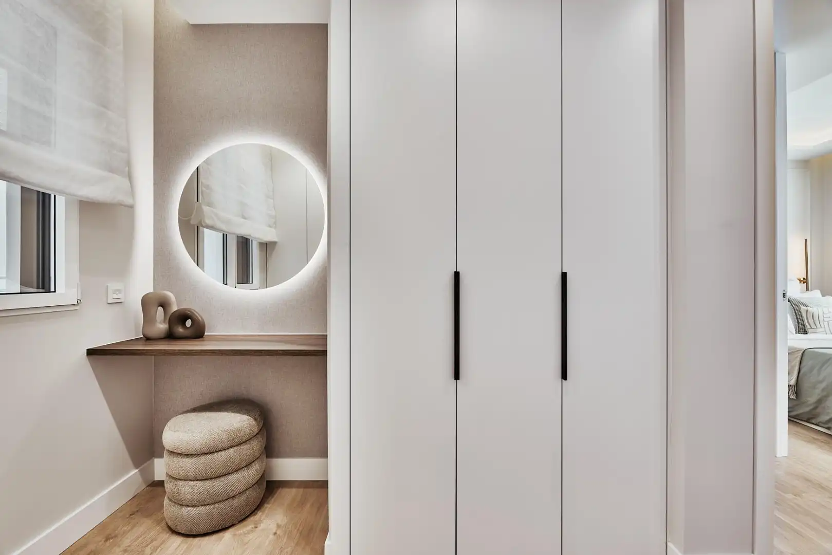 Dormitori de Apartament en venda en Madrid amb Calefacció, Terrassa i Moblat