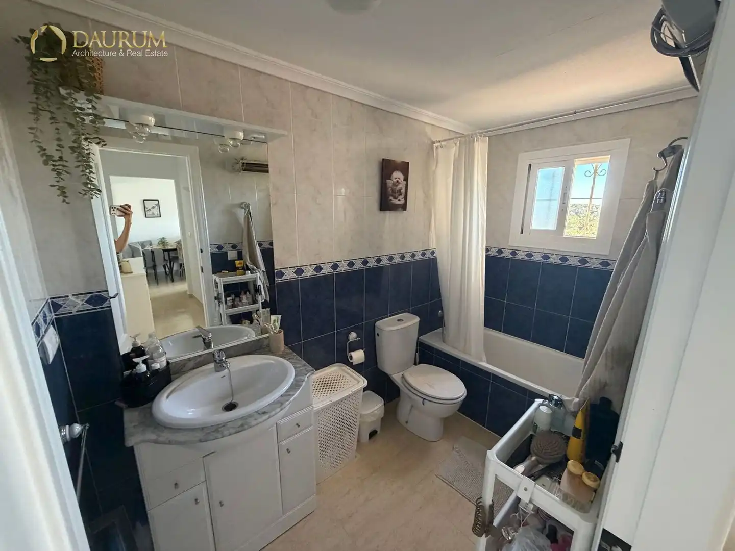Badezimmer von Dachboden zum Verkauf in Santa Pola mit Klimaanlage, Heizung und Terrasse