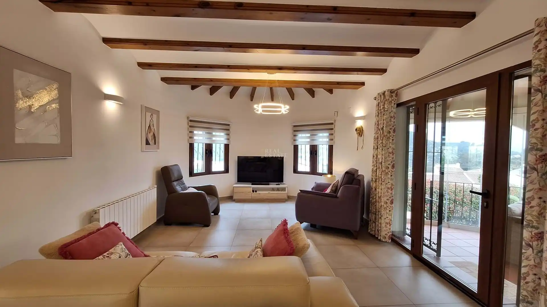 Sala de estar de Casa o chalet en venta en Alcalalí con Aire acondicionado, Calefacción y Terraza