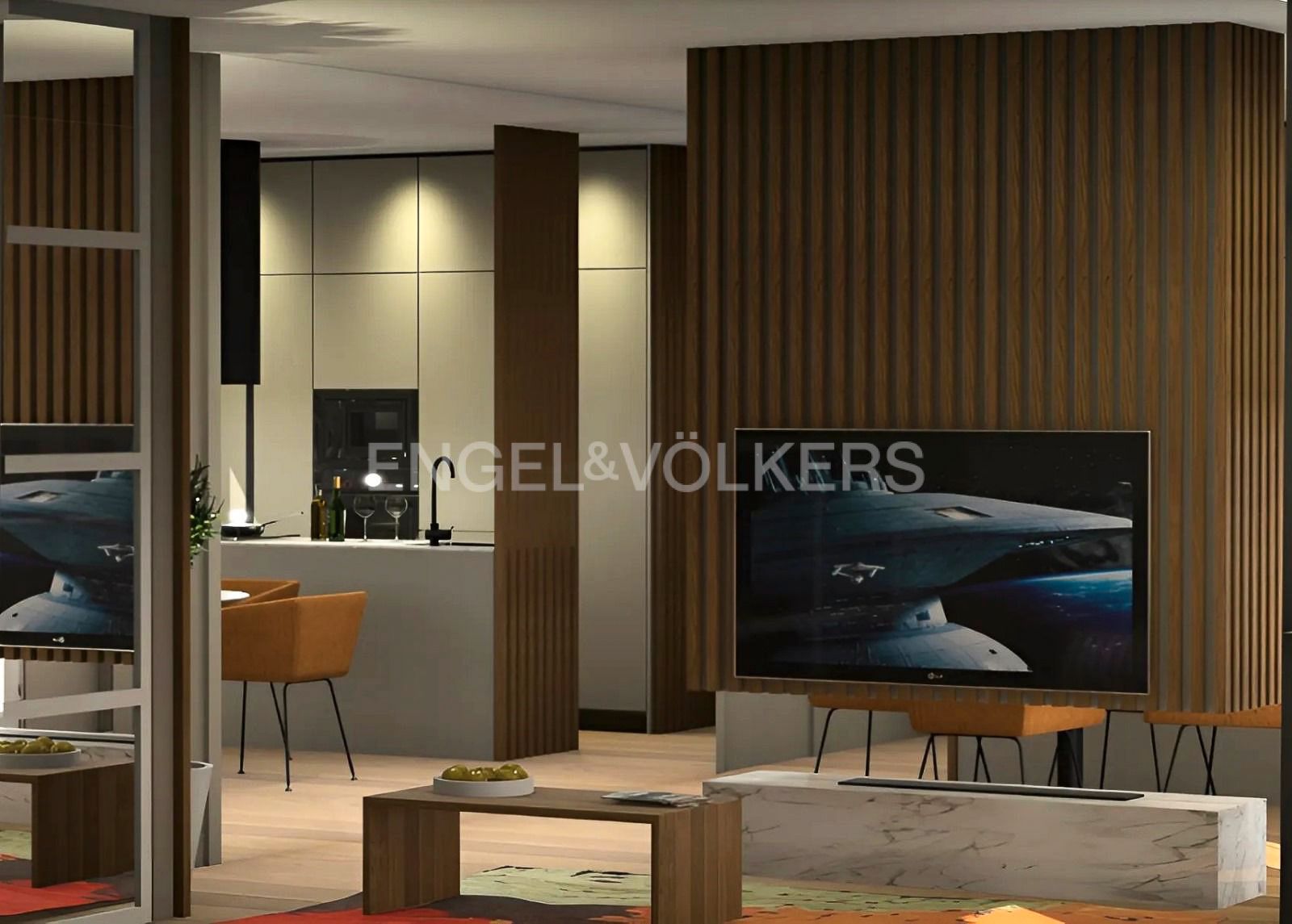 Living room of Apartment for sale in  Madrid Capital  with Air Conditioner, Heating and Swimming Pool