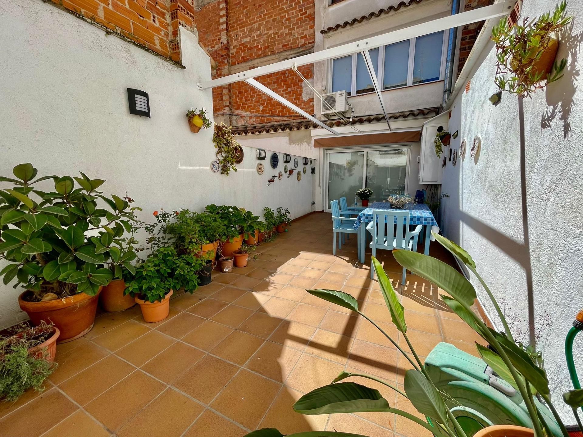 Terrace of Single-family semi-detached for sale in Blanes  with Air Conditioner, Heating and Private garden