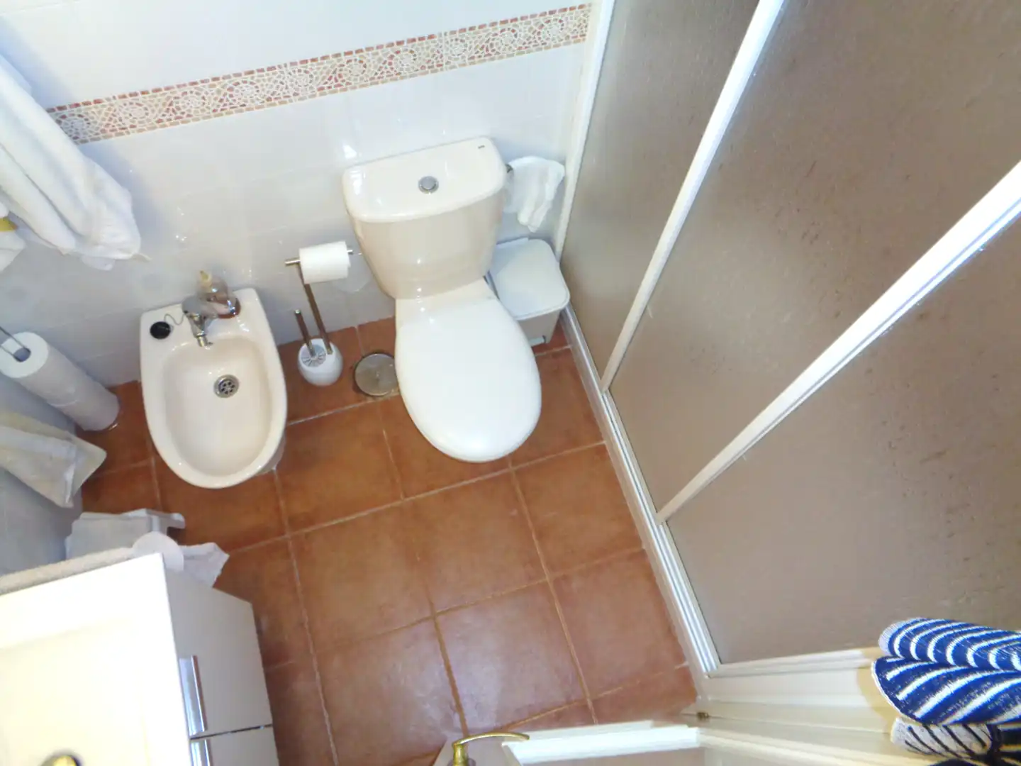 Baño de Apartamento en venta en Islantilla con Aire acondicionado, Calefacción y Jardín privado