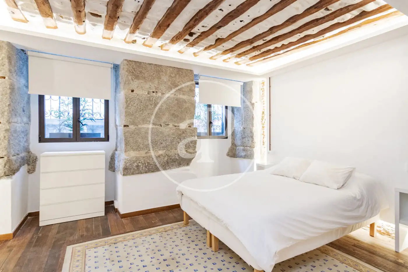 Bedroom of Flat for sale in Madrid  with Heating and Furnished