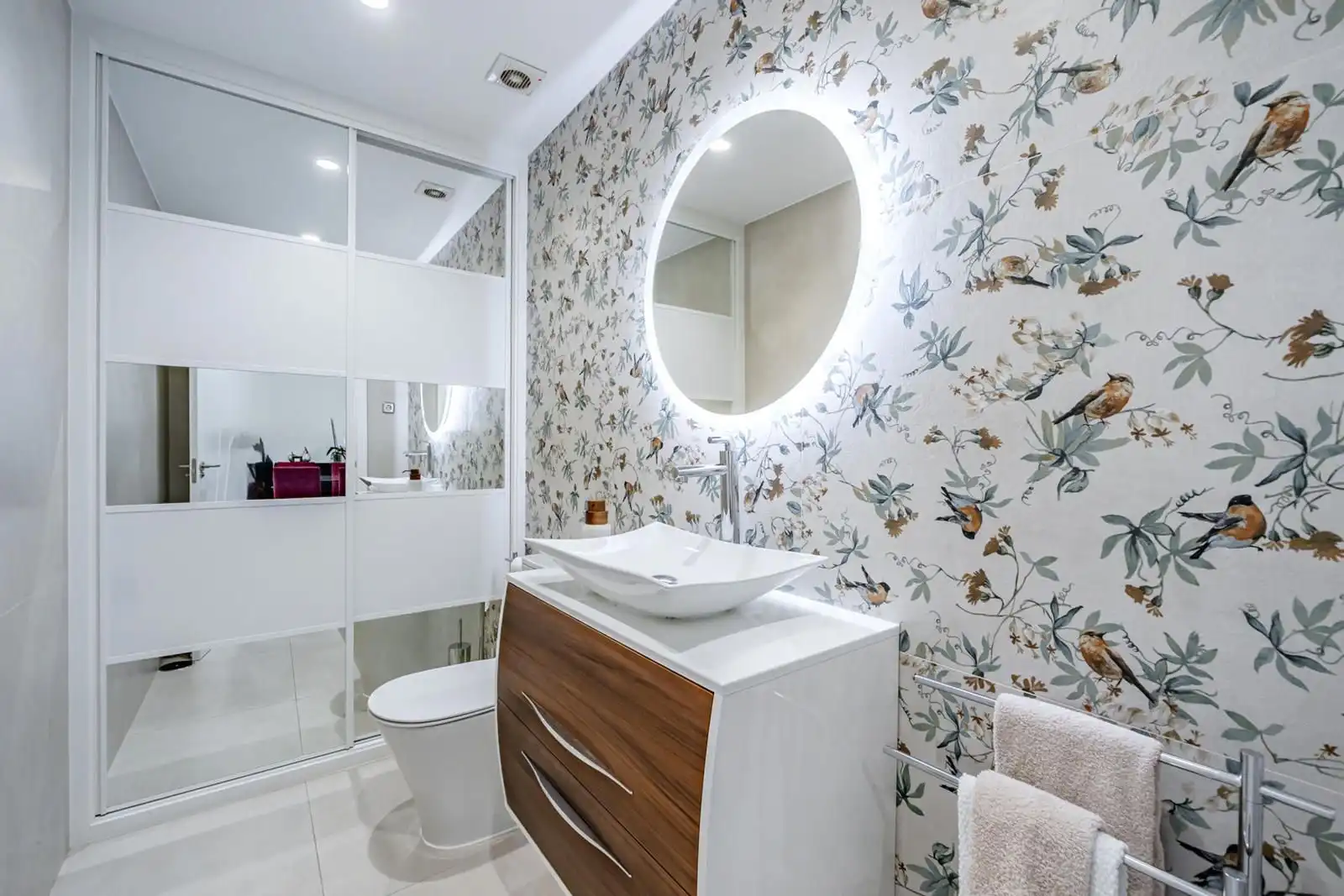 Baño de Casa adosada en venta en Torrejón de la Calzada con Aire acondicionado, Calefacción y Terraza