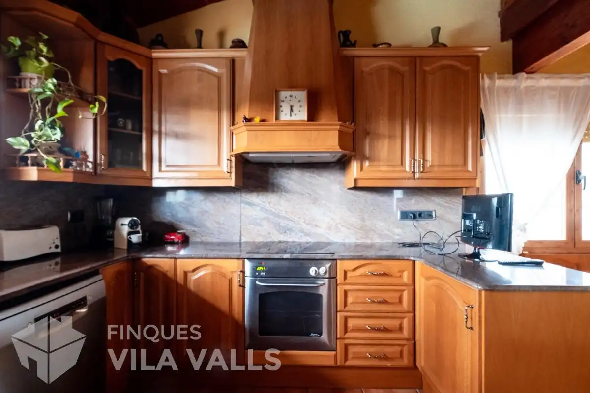 Cuina de Casa o xalet en venda en Castellterçol amb Calefacció, Jardí privat i Terrassa