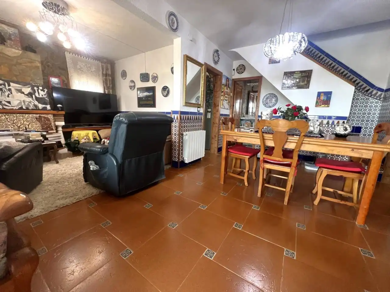 Dining room of Houses for sale in Riells i Viabrea  with Air Conditioner, Heating and Private garden