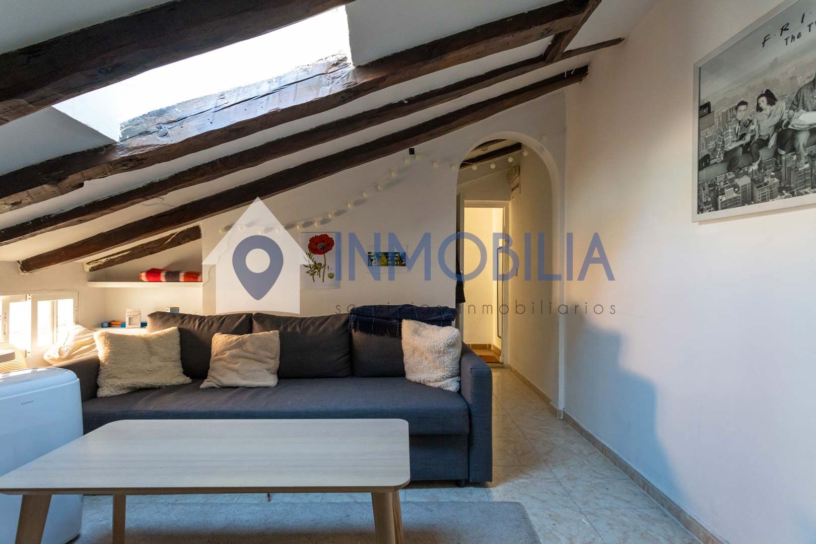Living room of Flat for sale in  Madrid Capital  with Heating