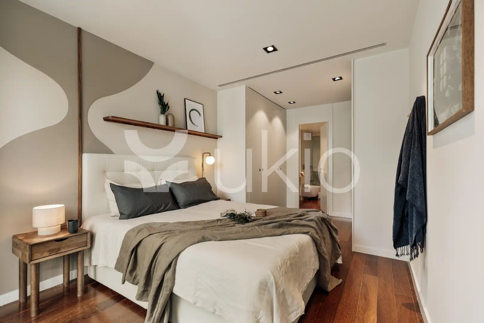 Habitación de Apartamento de alquiler en Barcelona con Aire acondicionado, Calefacción y Amueblado