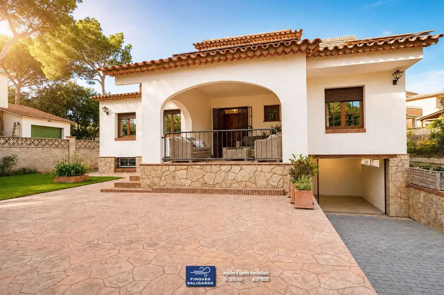 Vista exterior de Casa o xalet en venda en Sant Pere de Vilamajor amb Aire condicionat, Calefacció i Terrassa