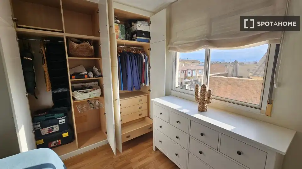 Bedroom of Flat for rent in Murcia  with Air Conditioner, Heating and Furnished