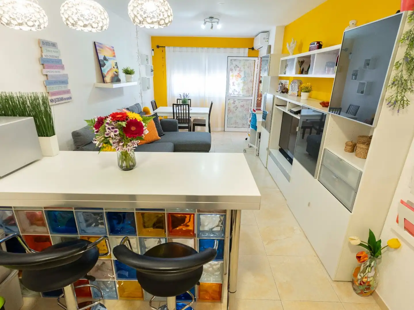 Sala d'estar de Apartament en venda en Güímar amb Aire condicionat, Calefacció i Traster