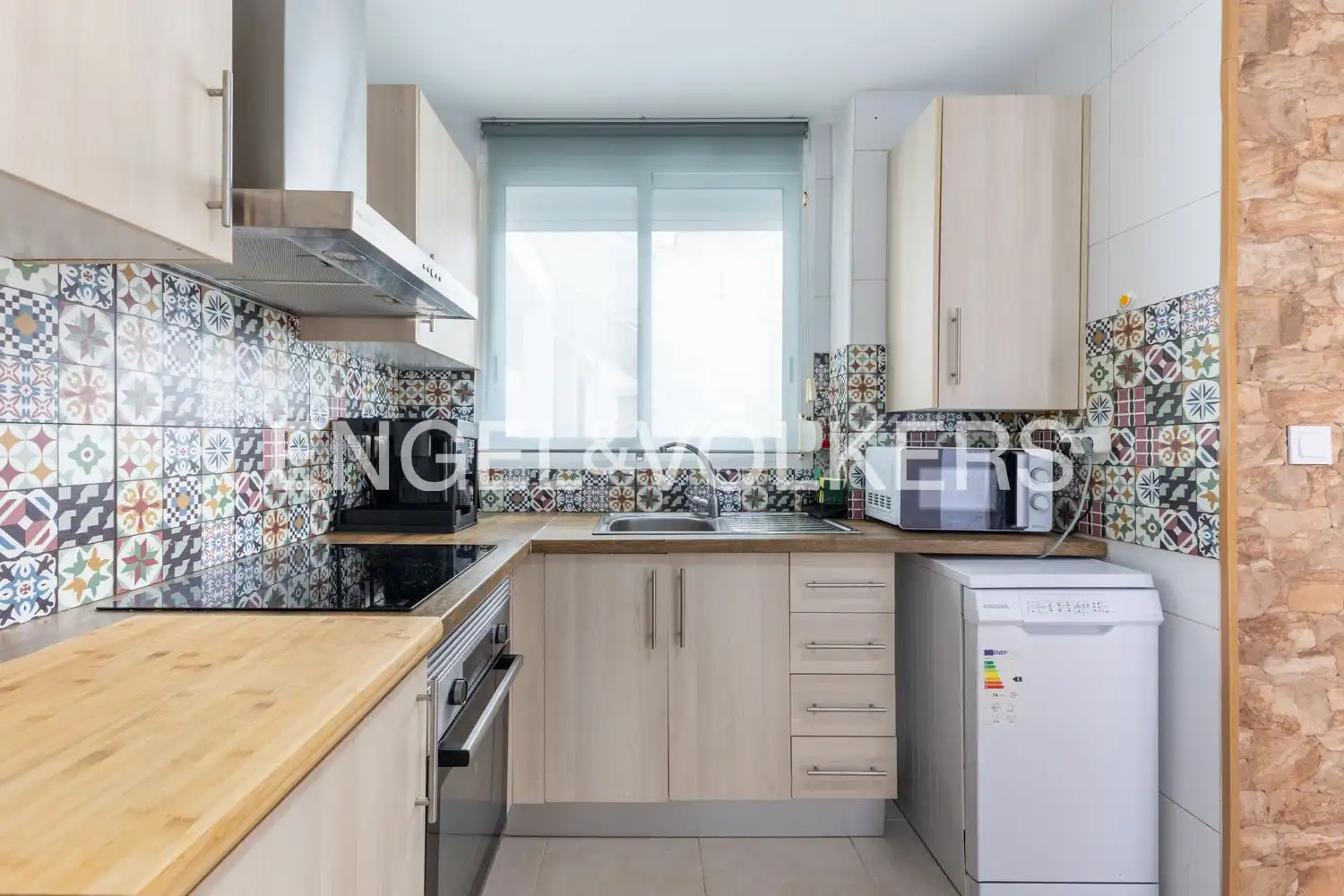 Kitchen of Flat for rent in Dénia  with Air Conditioner, Heating and Swimming Pool