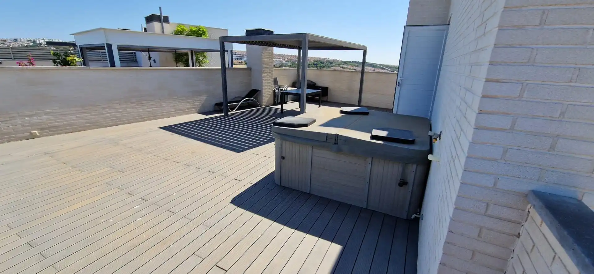 Terraza de Ático de alquiler en Elche / Elx con Aire acondicionado, Terraza y Amueblado
