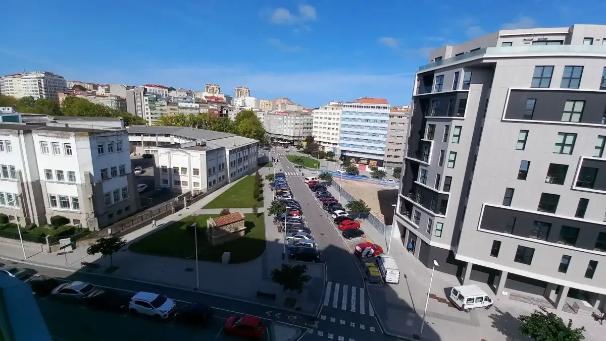 Exterior view of Flat for sale in A Coruña Capital   with Heating, Terrace and Storage room