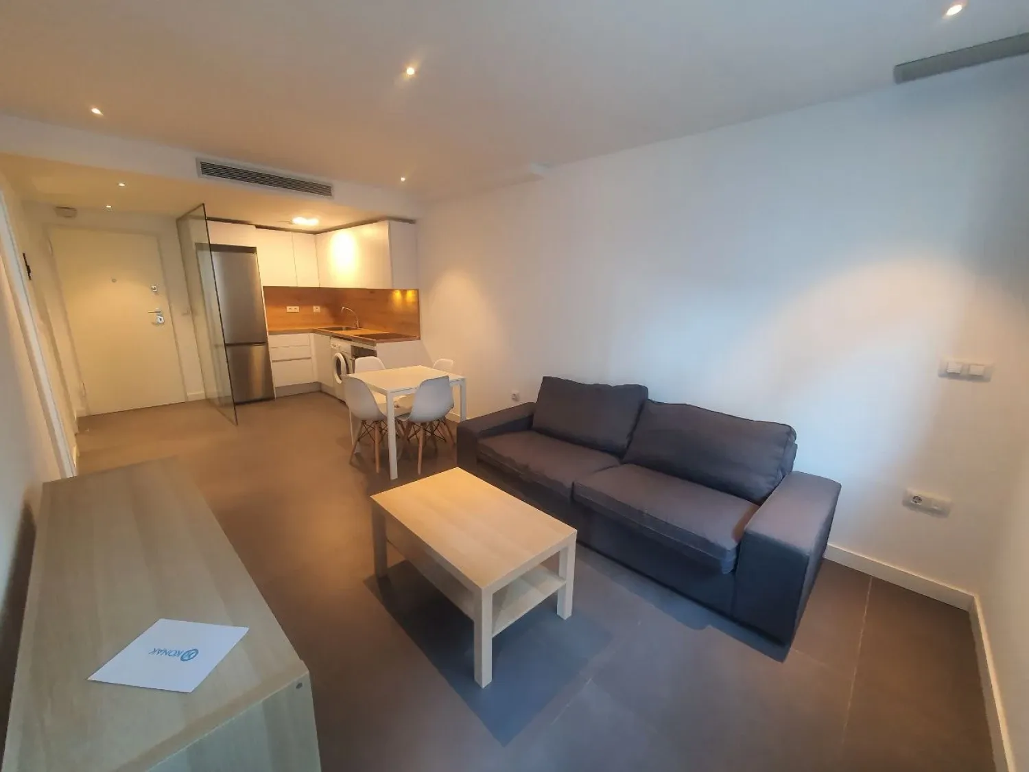 Sala d'estar de Apartament de lloguer en  Murcia Capital amb Aire condicionat, Calefacció i Moblat