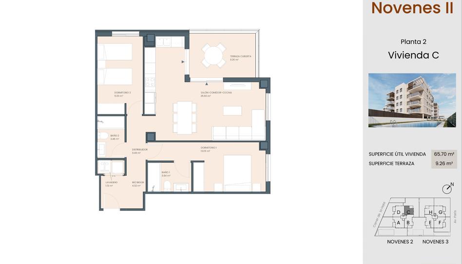 Photo 1 of Flat for sale in Avinguda París, 4, Piscinas, Castellón