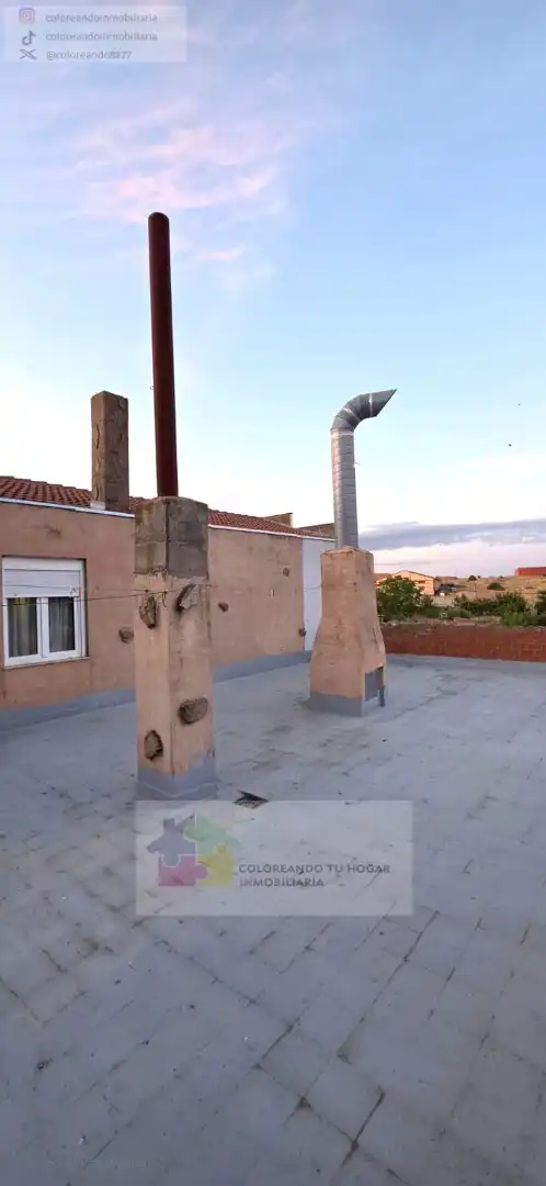 Terrassa de Pis de lloguer en Villadangos del Páramo amb Calefacció, Parquet i Moblat