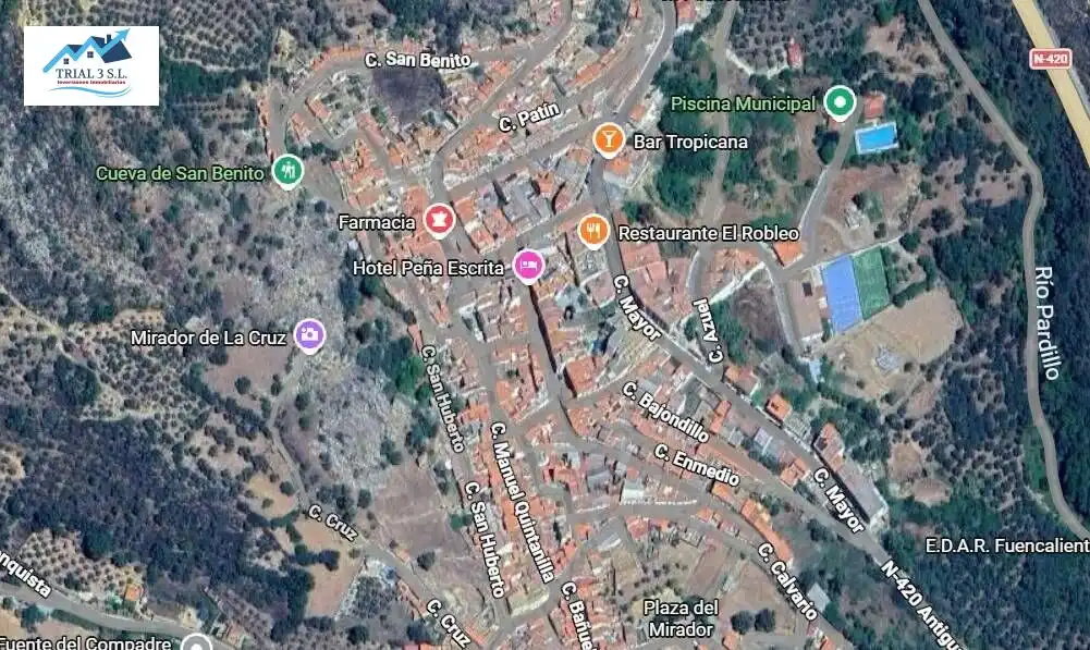 Vista exterior de Casa o chalet en venta en Fuencaliente con Balcón