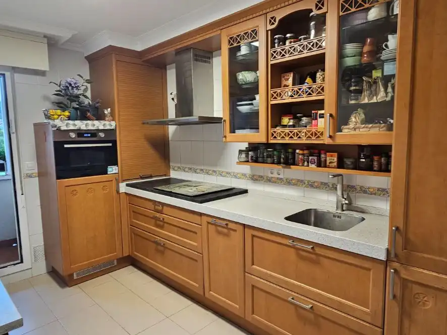 Kitchen of Flat for sale in Loiu  with Heating, Parquet flooring and Terrace