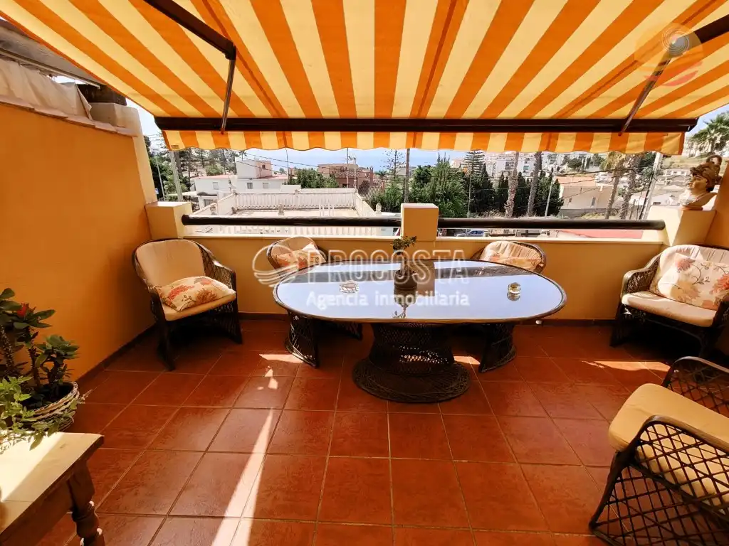 Terraza de Casa adosada en venta en Almuñécar con Aire acondicionado, Jardín privado y Terraza