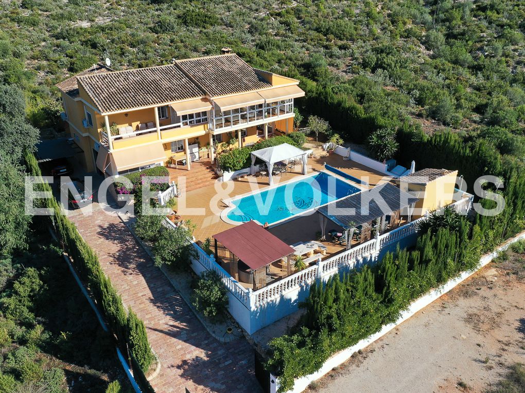 Exterior view of Country house for sale in Barxeta  with Air Conditioner, Heating and Private garden