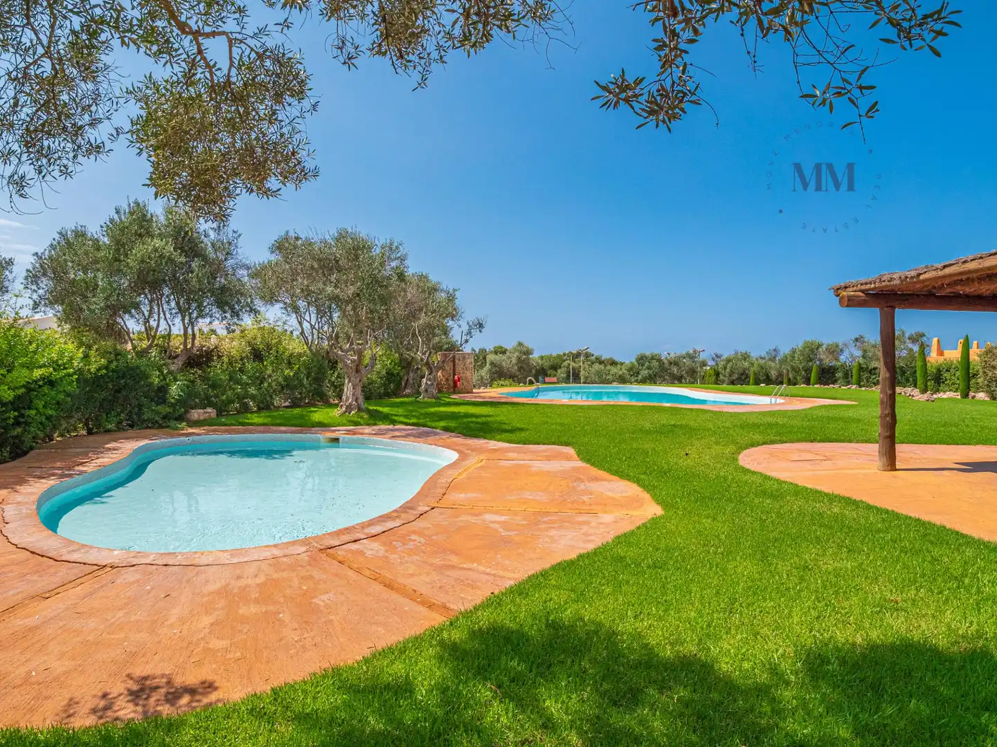 Piscina de Casa o chalet en venta en Sant Lluís con Aire acondicionado, Calefacción y Jardín privado