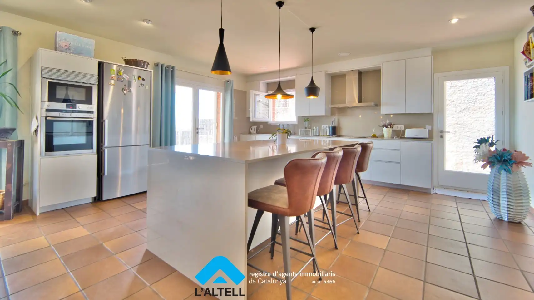 Cocina de Casa o chalet en venta en L'Ametlla del Vallès con Aire acondicionado, Calefacción y Jardín privado