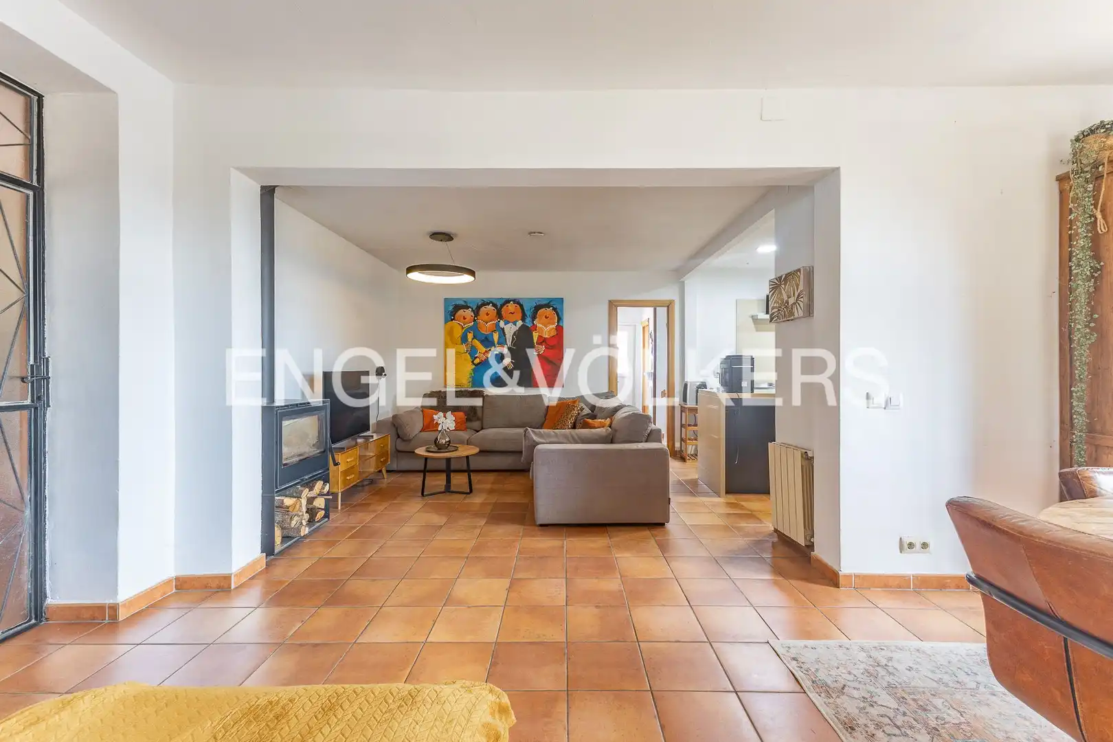Sala d'estar de Casa o xalet en venda en Tordera amb Aire condicionat, Calefacció i Jardí privat