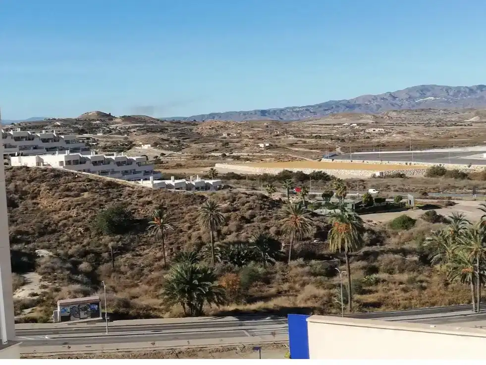 Vista exterior de Àtic en venda en Garrucha amb Jardí privat, Traster i Piscina