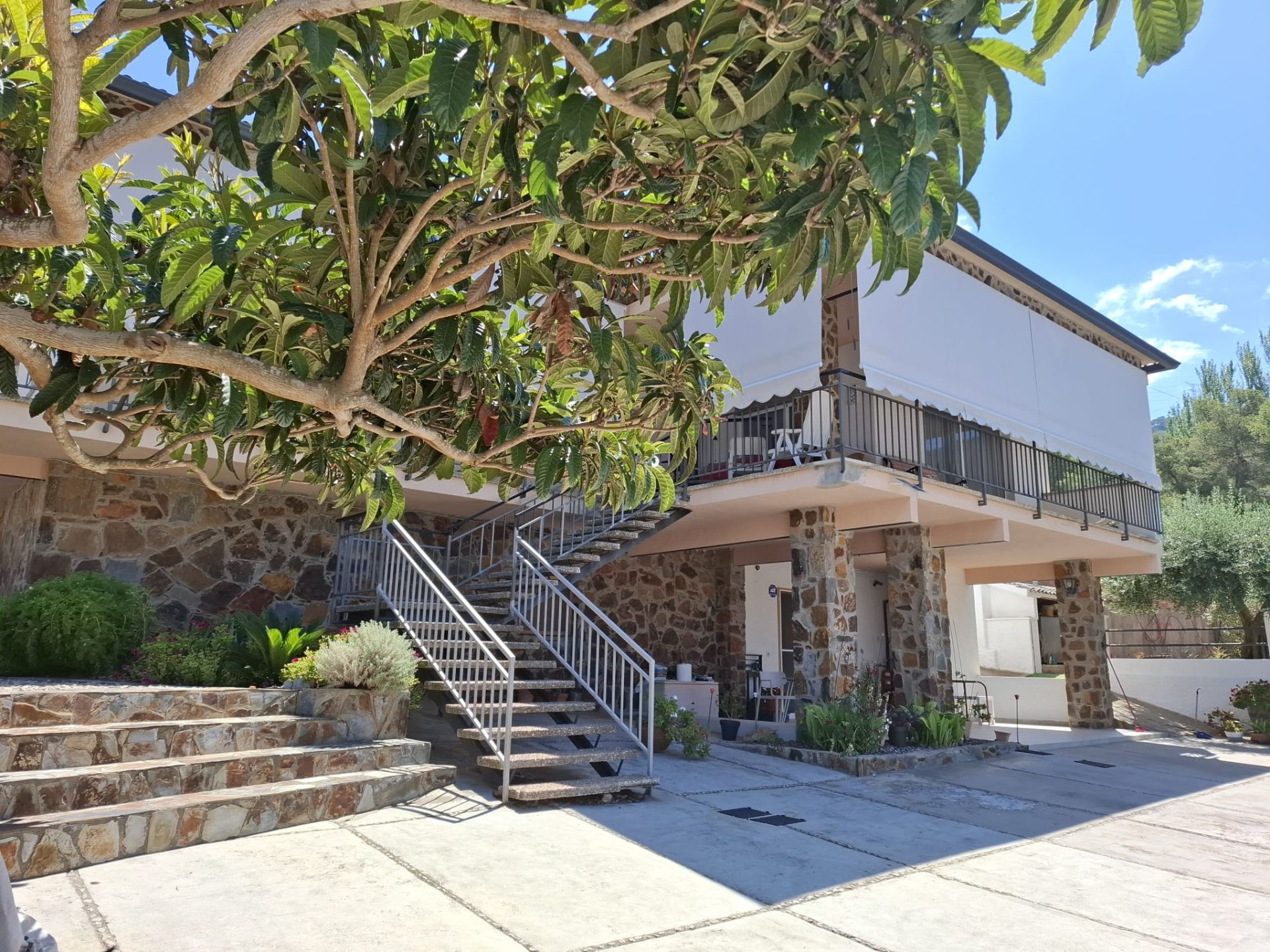 Vista exterior de Casa o xalet en venda en Olesa de Bonesvalls amb Calefacció, Jardí privat i Terrassa