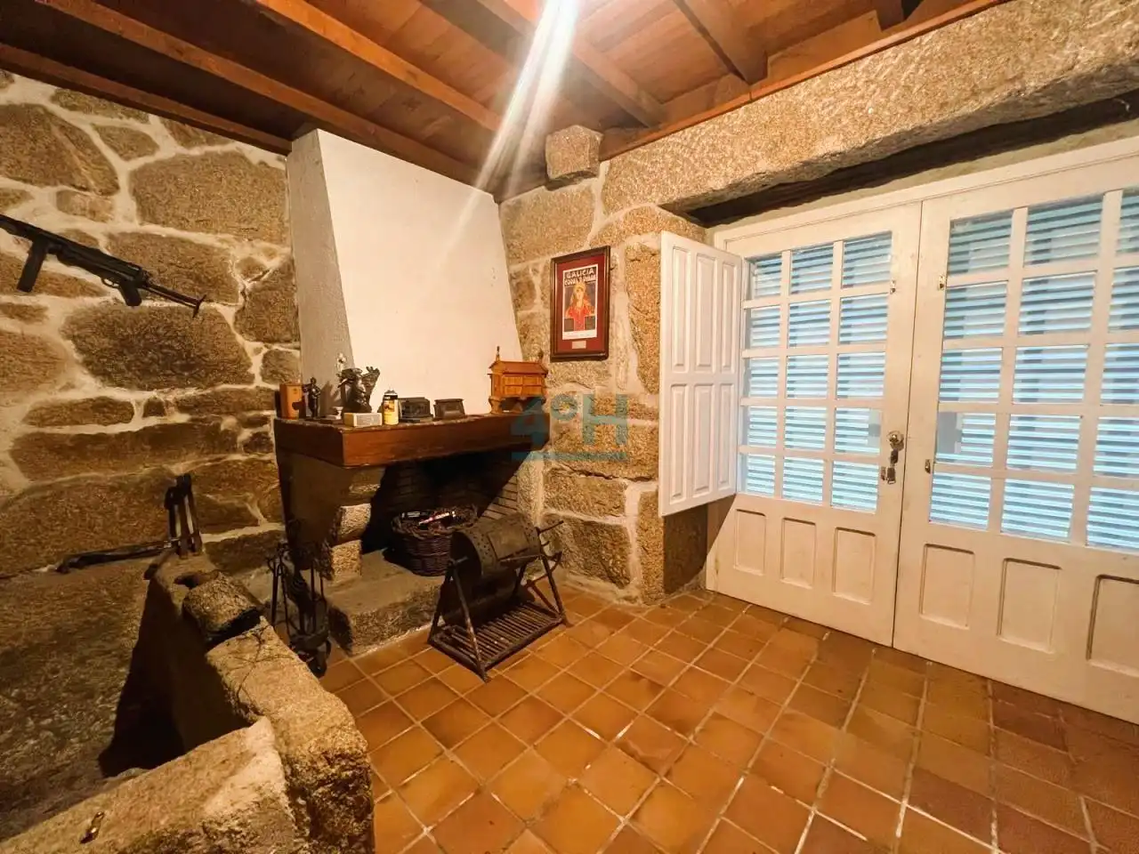 Finca rústica de alquiler en San Cibrao das Viñas con Calefacción, Jardín privado y Terraza