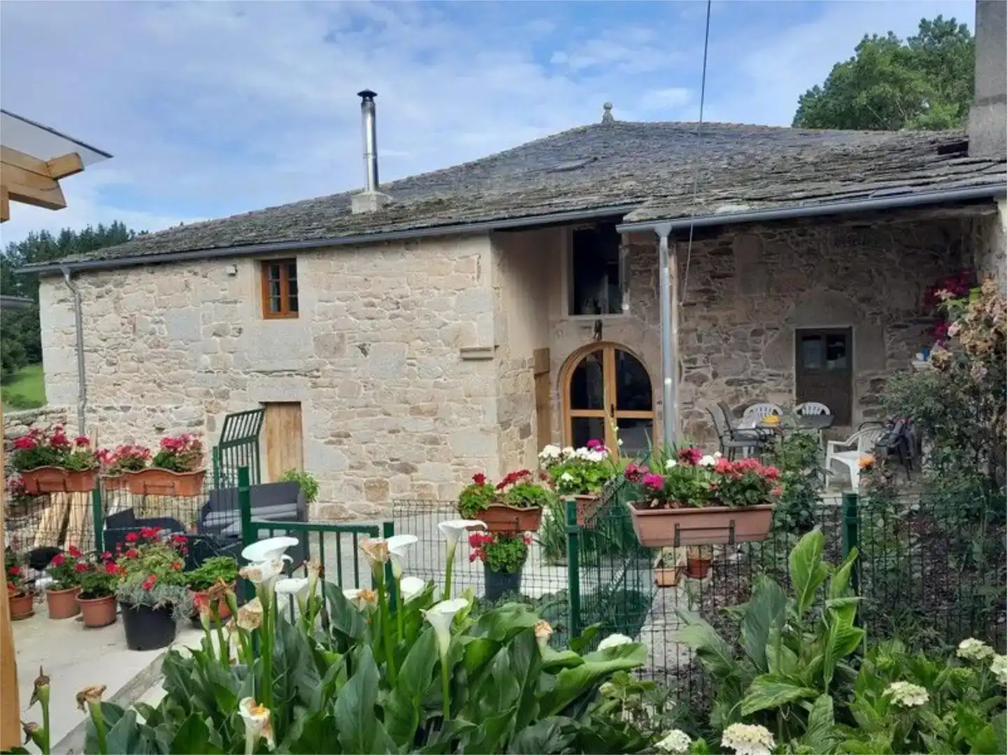 Exterior view of Flat for sale in Paradela  with Private garden and Balcony