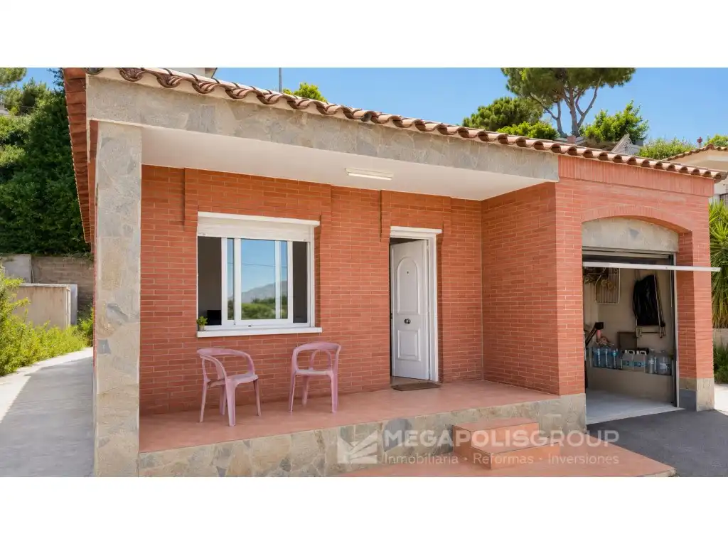 Vista exterior de Casa o xalet en venda en Piera amb Terrassa